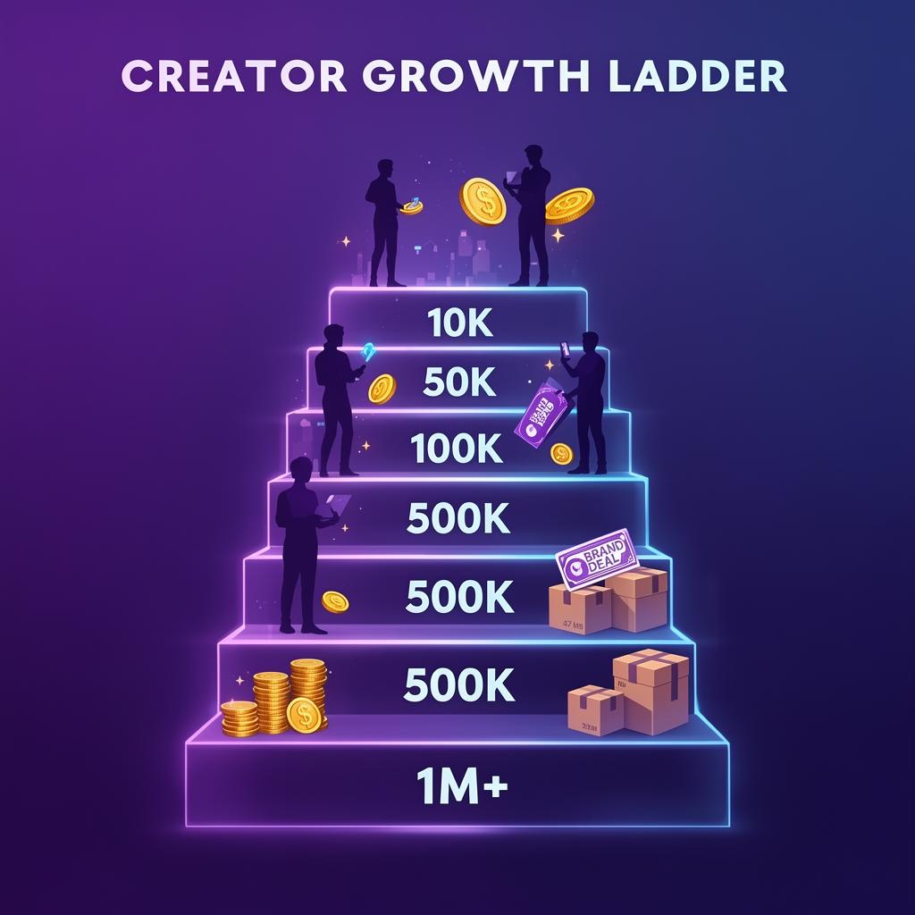 TikTok creator income by follower count